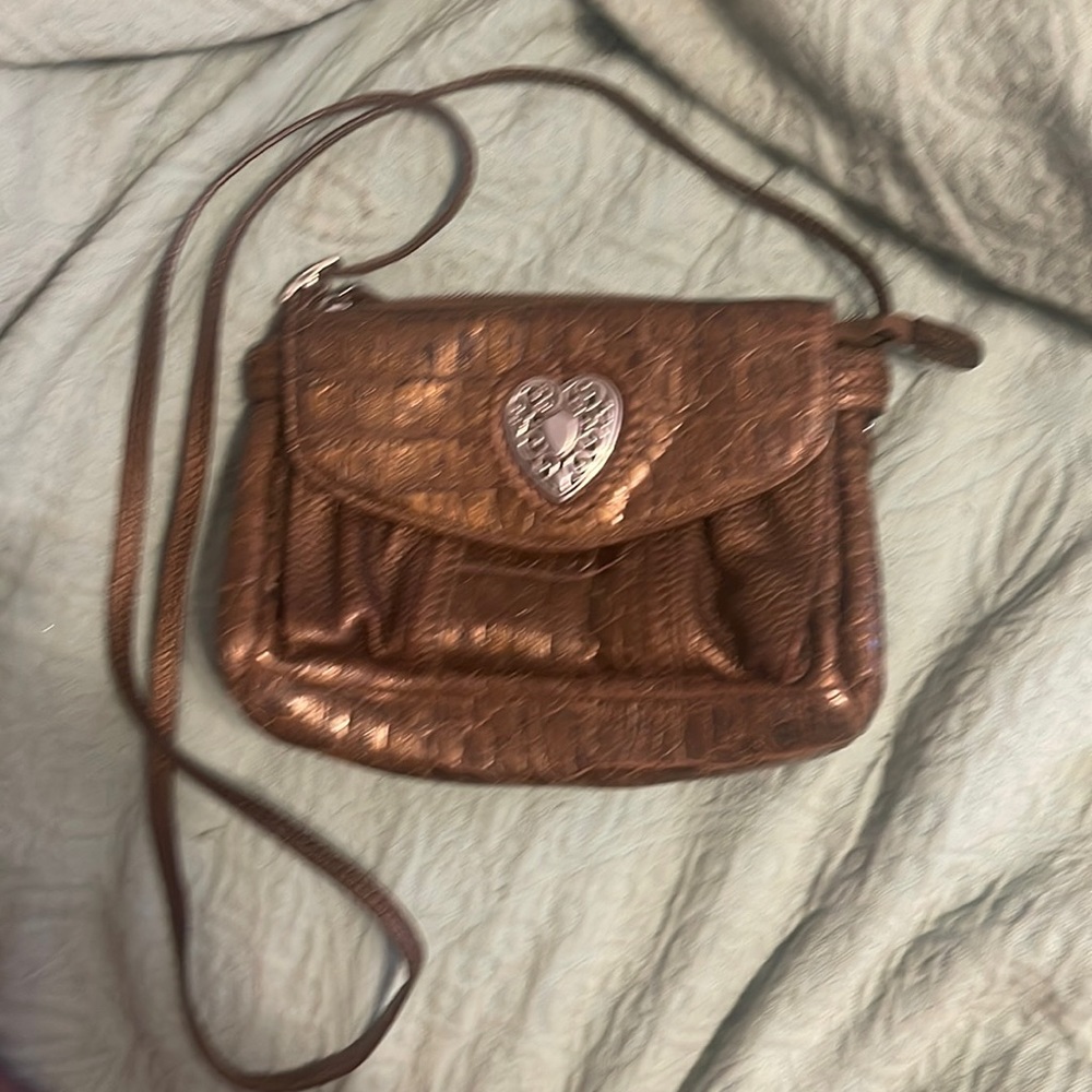 Brighton organizer bag light brown 6”x8”x3”